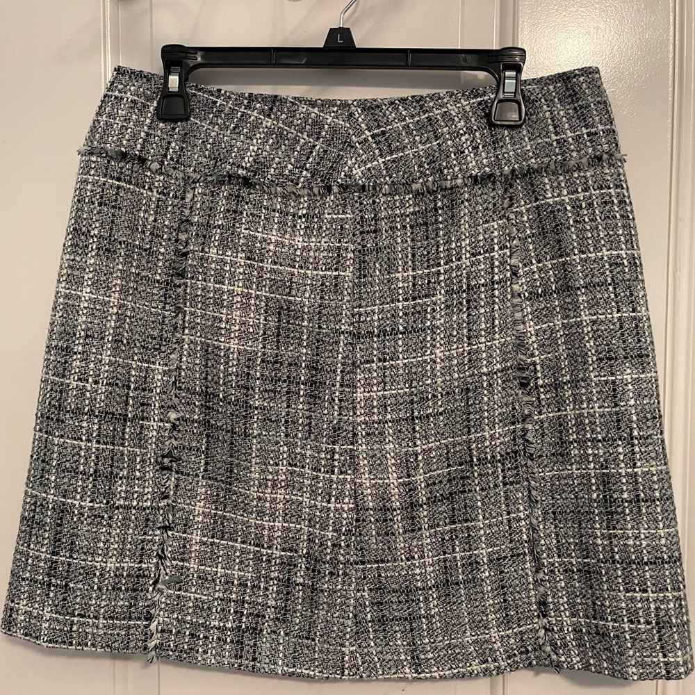 HALOGEN WOMEN’S PLAID SKIRT